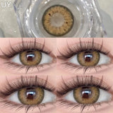 Qfdian 1 Pair Colored Contact Lenses for Eyes Green Beauty Lenses Brown Fashion Lenses High Quality Blue Eye Lenses Colored Pupil