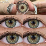 Qfdian 1 Pair Colored Contact Lenses for Eyes Green Beauty Lenses Brown Fashion Lenses High Quality Blue Eye Lenses Colored Pupil