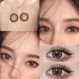 Qfdian Contact Lenses myopia Prescription Lenses With Diopters colored contacts for eyes Cosmetics Beauty Natural Butterfly Color Lens