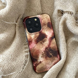Qfdian  Autumn/Winter Retro Brown Halo Gradient Color Change Suitable For iPhone 16 Case 15 14 Pro Full Pack Double Layer Phone Case