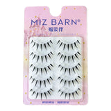 Qfdian 5Pairs Little Devil Eyelash Cosplay Lash Lolita Extension False Eyelashes Japanese Fairy Lolita Sweet Eyelashes Eye Makeup Tools
