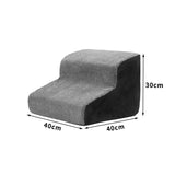 Qfdian  Puppy Stairs Soft Ladder Dogs Pets Sofa Bed Ramp Ramp for Dogs Protecting Pet Joint Safety Stairs Elderly Dog Steps Pet Supplies