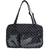 Qfdian Vintage All Match Dots Women's Handbags Casual Y2k Aesthetic Transparent Ita Bags Streetwear Fashion Ins Shoulder Underarm Bag