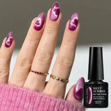 Qfdian Cat Eye Gel Polish With Nail Magnet Tools Flexible Iron Wire For Creating Heart Shapes On Nails Nail Art nail supplies iman