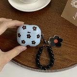 Qfdian  Egg flower is suitable for Apple earphone case airpods4 wireless bluetooth earphone case.