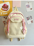 Qfdian Japanese Ins Transparent Ita Bags Kawaii Women Y2k Aesthetic Sweet Mini Backpacks Fashion All Match Cute Girls Schoolbags Trendy