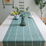 Qfdian  ‌Nordic Tablecloth Waterproof and Easy To Clean Rectangular Household Dining Table Cloth Simple Dustproof and Wear-resistant