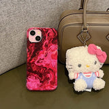 Qfdian Rose hot girl water halo dyeing phone case for iphone 15pro 13 11 13promax 14 15 pro max 12pro 13pro 15promax 14pro back cover