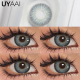 Qfdian  Color Contacts OMG Series Eyes Color Lenses Blue Beauty Contacts Makeup Green Lens Cosmetics Natual Big Black Lens 14.5mm