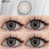 Qfdian  Beauty Color Contact Lenses Makeup Blue Lens Black Big Eye Lenses Color Contact Lenses Brown Natural Contact Lenses