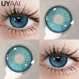Qfdian NEW Blue Eye Color Lens 1 Pair Green Colored Pupils for Eyes Natural y2k Fashion Lenses Korean Style Colorcon Eye Contacts