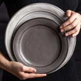 Qfdian  Ceramic Kitchen Accessories, Western Steak Dinner Plates, Dessert Snack Fruit Salad  Tableware, Wedding Restaurant Supplies, 1Pc