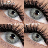 Qfdian Color Contact Lenses for Eyes 2pcs Blue Eye Lenses Green Lenses Beautiful Pupil Yearly Makeup Cosmetic Eye Contact Lens