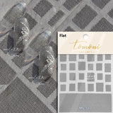 Qfdian 1pcs White 5D Pearl Lace Wave Lines Nail Art Stickers Elegant Exquisite Nail Decoration Decals DIY Self Adhesive Transfer Slider