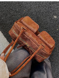Qfdian Streetwear Fashion Women Purses and Handbags Office Lady Vintage All Match Shoulder Bags 2025 Casual Y2k Aesthetic Underarm Bag