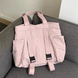 Qfdian Japanese Simple Solid Women's Handbags Fashion All Match Y2k Aesthetic Chic Shoulder Bags Casual Streetwear Vintage Underarm Bag