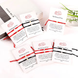 2pcs/set Fashion Handmade Heart Star Red String Bracelet Lucky Adjustable Couple Rope Bracelets Friendship Wristband Bijoux Gift