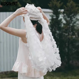 Qfdian  Luxury Design Gauze Fairy Shoulder Bag Women Y2k Aesthetic Elegant Handbags Casual Y2k Aesthetic All Match Crossbody Bags Trendy