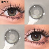 Qfdian  Color Contact Lenses Black Lens For Eye Cosmetic Woman accesories Blue Eyes Contact Makeup Beauty Colorcon Water Light