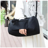 Qfdian Travel bag, women's large capacity training and fitness bag, storage crossbody backpack, adjustable shoulder strap