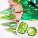 Qfdian Cat Eye Gel Polish With Nail Magnet Tools Flexible Iron Wire For Creating Heart Shapes On Nails Nail Art nail supplies iman