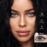 Qfdian  NEW Colored Contact Lenses Natual Pupils Gray Contacts Lenses Green Pupils Women Makeup Blue Pupils Cosmetic Black Lenses
