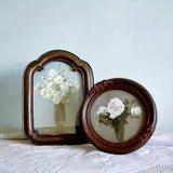Qfdian Vintage Picture Frame Elegant Photo Display Frame Elegant Picture Holder Home Decor Living Room Desk Decoration