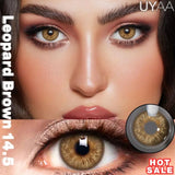 Qfdian  1Pair NEW Color Contact Lenses For Eyes Beauty Pupils Natural Pupils Brown Contact Lenses Soft Colorful Cosmetics Gray Len