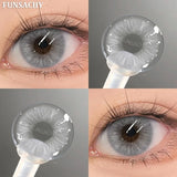 Qfdian  1 Pair Colorcon Korean Lenses Color Contact Lenses For Eyes Lenses Natural Lens Cosmetic Contact Lens Fashion Pupils
