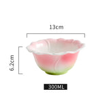Qfdian Ceramic Rose Coffee Cup Saucer Exquisite Butterfly Kettle Afternoon Camellia Flower Teacup Flower Decoration Milk Coffee Cup New