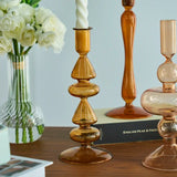 Qfdian Candlestick Holder Taper Candle Holder for Candlestick Dinner Party and Wedding Centerpieces Table Decoration Nordic Home Decor