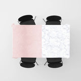 Qfdian  Waterproof Tablecloth Washable Modern Farmhouse Dining Table Cover Rectangle for Kitchen Party Wedding Decor