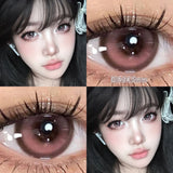 Qfdian  1 Pair Pink Series Contact Lenses for Eyes Beauty Pupils Makeup Eye Lenses for Myopia Natural Color Lenses Blue Lenses