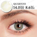 Qfdian 1 Pair Colored Contact Lenses for Eyes Gray Eye Contacts Blue Lenses Natural Fashion Lenses Cosmetic Eyes Contact