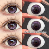 Qfdian  2pcs/pair Beauty Colored Contact Lenses Natural Magnifying Pupil Pink/Blue/Gray/BlackBest Selling Lenses