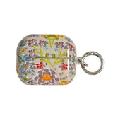 Qfdian  Lovely Floral Pattern Earphone Case For Samsung Galaxy Buds 3 Pro Cases Cute Soft Headphone Cover For Samsung Galaxy Buds 3Pro