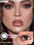 Qfdian  Color Contact Makeup Eye Color lenses Black Eye Lens Cosmetics Woman Makeup Colorcon Water Light Natural Contact lenses