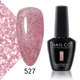 Qfdian  15ml 334 Blue Pink Colors Nail Gel Polish Soak Off UV LED Nail Lacquer Varnish Semi Permanent Nail Art Gel For Nail Art