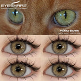EYESHARE 1 Pair Natural Colore Contact Lenses Color Contact Lenses for Eyes Blue Lenses Big Eye Lenses Yearl Eye Contacts Lenses