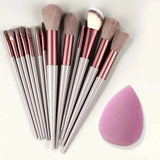 Qfdian Makeup Brush Set Soft Fluffy Professiona Cosmetic Foundation Powder Eyeshadow Kabuki Blending Make Up Brush Beauty Tool Makeup