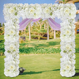 Qfdian  New Artificial Floor Flower Silk Flower Home Wedding Decoration Flower Wall Road Guide Outdoor Wedding Arch Fake Flower