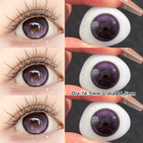 Qfdian  2pcs/pair Beauty Colored Contact Lenses Natural Magnifying Pupil Pink/Blue/Gray/BlackBest Selling Lenses