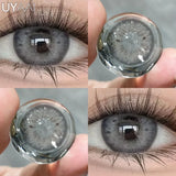 Qfdian 1 Pair Colored Contact Lenses for Eyes Green Beauty Lenses Brown Fashion Lenses High Quality Blue Eye Lenses Colored Pupil