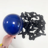 Qfdian  Retro Orange Navy Blue Balloon Garland Arch Kit White Sand Gold Fall Autumn Balloons Thanksgiving Graduation Decoration Birthday