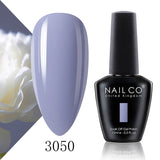 Qfdian  15ml 334 Blue Pink Colors Nail Gel Polish Soak Off UV LED Nail Lacquer Varnish Semi Permanent Nail Art Gel For Nail Art