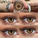 Qfdian  Color Contact Lenses Natural Contact Lens NEW Siri Series Makeup Colored Pupils Cosmetics Beauty Green Lenses Blue Pupils
