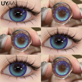 Qfdian  NEW Color Contact Beauty Blue Colorcon Natual Black Lens Big Eyes Cosmetic Red Lenses Colorcon Beauty Brown Soft Pupils