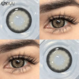 Qfdian  NEW Cleopatra Series Contact Lenses Cosmetics Eye Color Lenses Woman Accesories Black Lens Makeup Beauty Brown Lenses