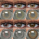 Qfdian  Contact Lenses Beauty Black Lens Makeup PATTAYA Green Lens Blue Eyes Color Lenses Natural Brown Lens Cosmetics Gray Eyes
