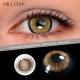 Qfdian Contact Lenses Color Cosmetic Myopia Degree Contact Lenses Prescription Fashion Natural Cosmetic Lenses High Quality